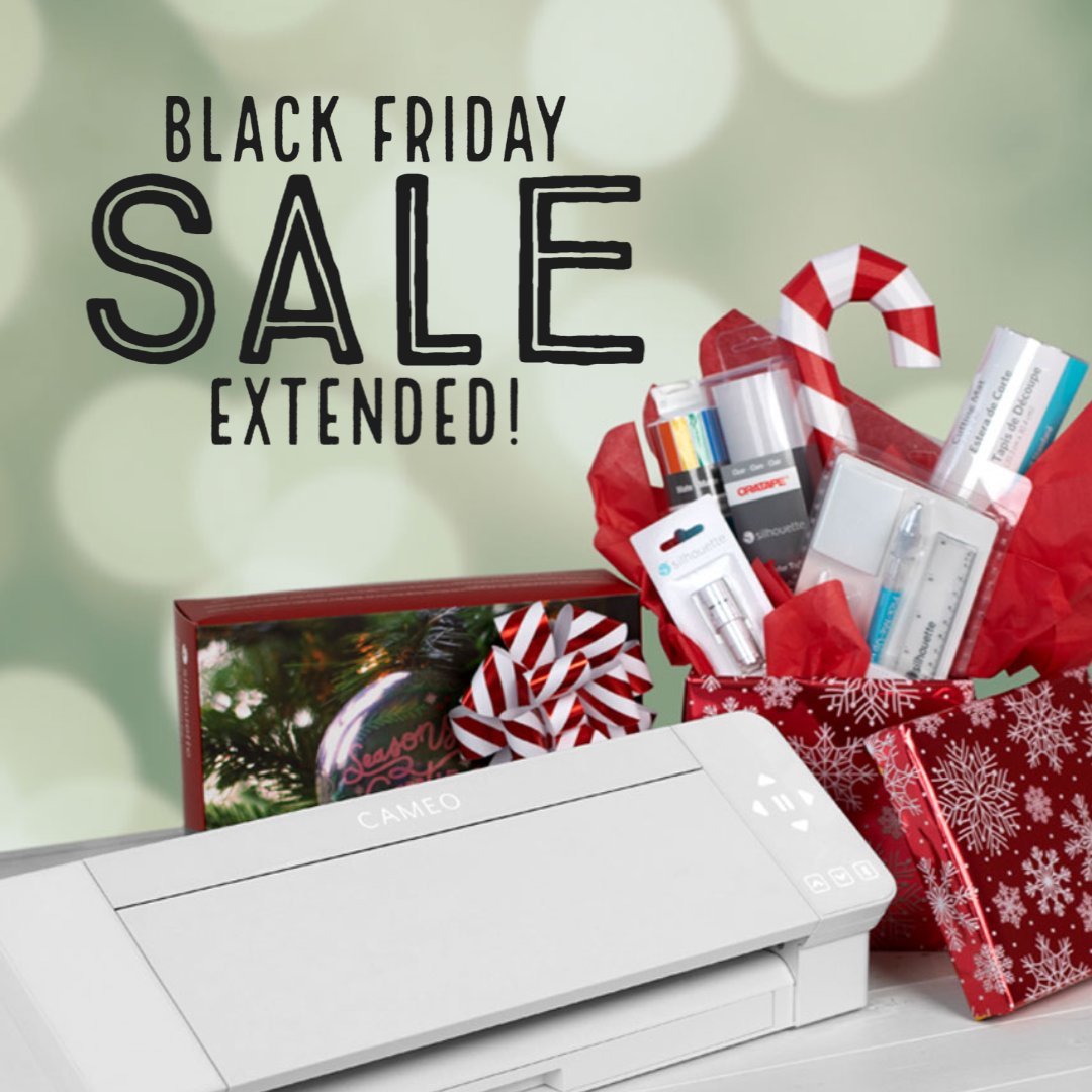 Our best deals of the year aren't over yet! Bundle deals and Black Friday Pricing have been extended until December 8th. Take advantage of this sale for the last few gifts on your list. (PS. Sign up for Club Silhouette for free shipping on orders over $50!)