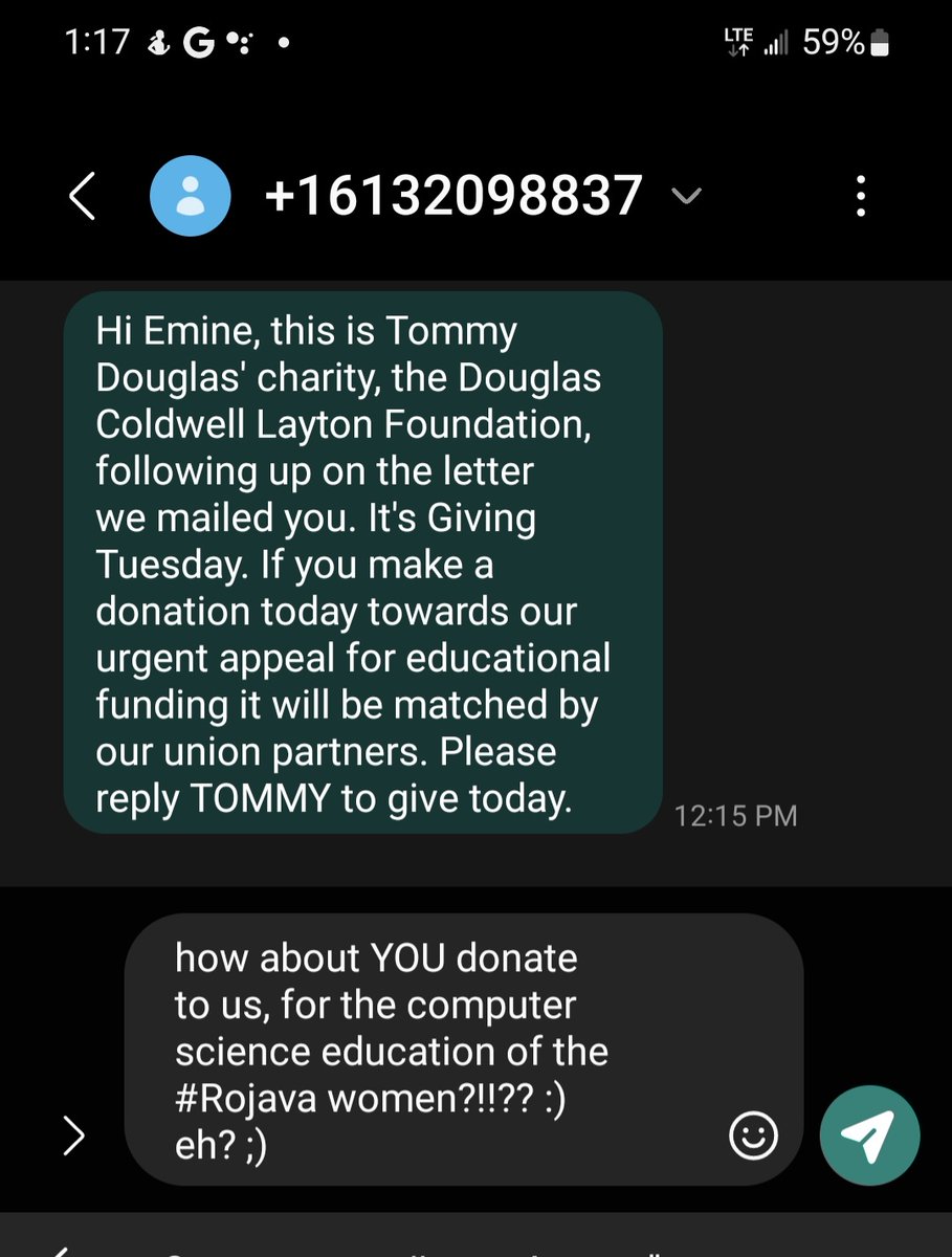 eminenceFront_'s tweet image. just a random response to a random  SMS en mi telefono... 
#SupportRojava