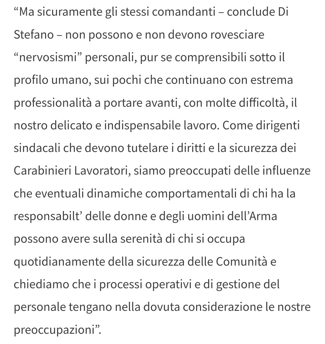 RobertoDS14's tweet photo. Sindacare.
Tutto il resto fa male, soprattutto alla credibilità delle Persone e anche delle istituzioni.
#ilsindacatodelcarabiniere
#cittadinanzattiva 
#sicurezzaediritti
#Carabinieri https://t.co/QRjH66umCS