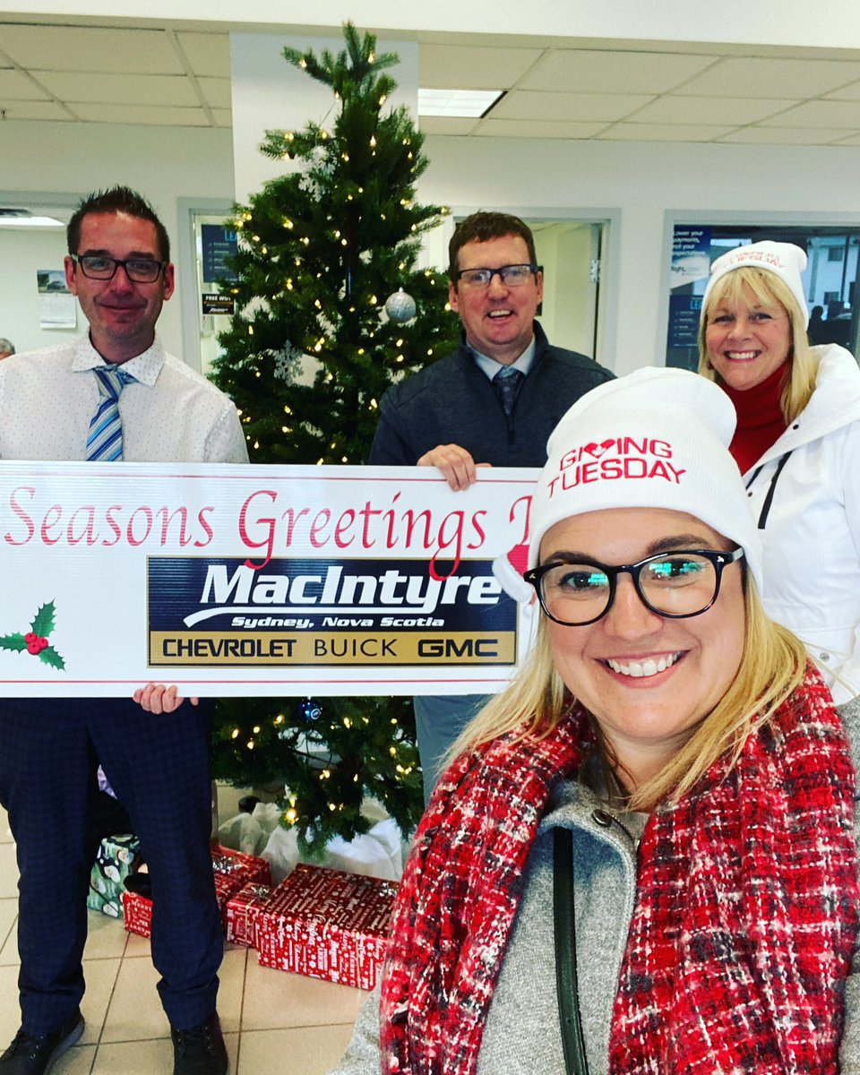 Our next stop - @macintyrechevrolet to say thanks for their continued support! #unselfie #GivingTuesdayCA
