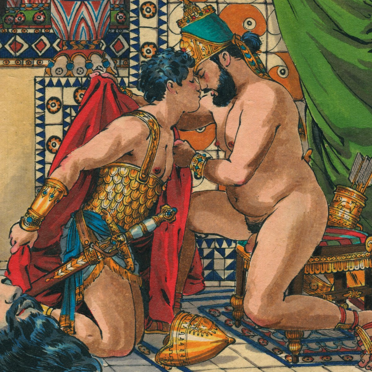 The Bible describes the love of Jonathan and David, two young princes who could have fought over the throne of Israel, but instead chose to share an intimate relationship. Many consider this to be one of the first accounts of gay love in history