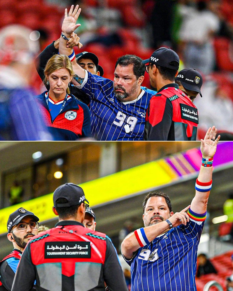 Another AO member was detained by stadium security for wearing a rainbow armband. He has since been allowed in.

This is disgraceful. 

The conversation about fans at this World Cup has not been honest. Instances like this are why AO is not holding standalone events in Qatar.