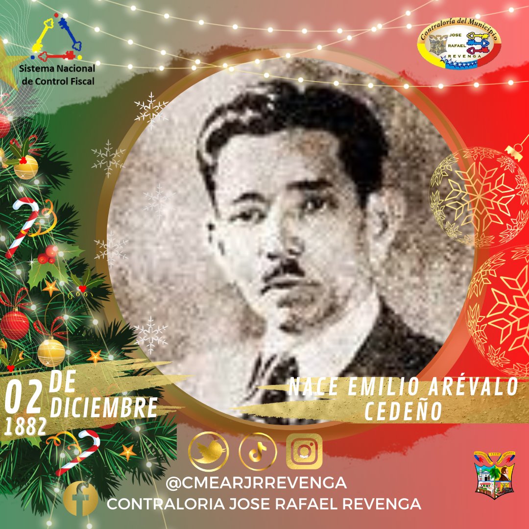 CMEArJRRevenga's tweet photo. #TalDiaComoHoy #02DeDic 📅 Nace Emilio Arévalo Cedeño, en Valle de la Pascua, estado Guárico. Es reconocido por ser un glorioso soldado de la Patria, que estuvo en permanente resistencia durante 21 años contra el oprobioso régimen de Juan Vicente Gómez. @CGRVenezuela https://t.co/WH3Py0P9c2