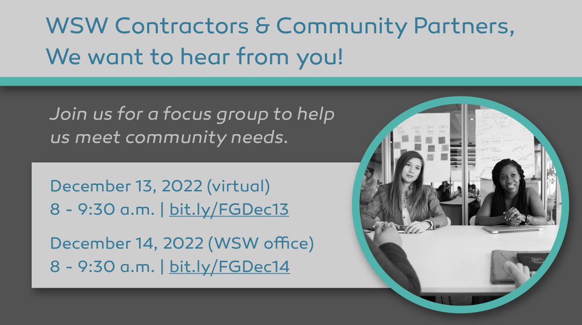 WorkforceSWWA's tweet image. ATTN WSW contractors, partners and community members: We want to hear from you! Join us at a focus group to share your valuable insights on the workforce development needs of our Southwest Washington community.