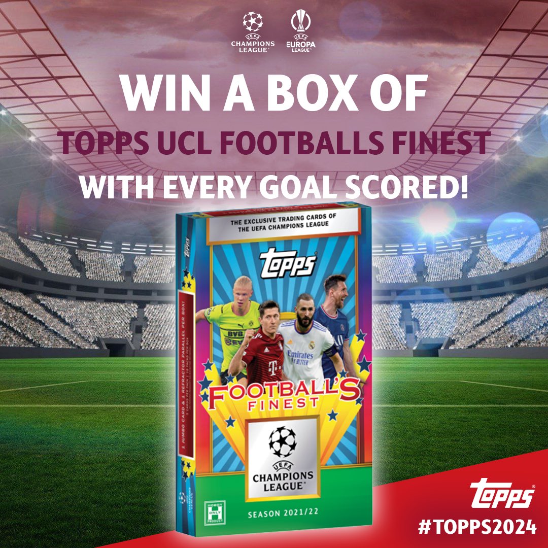 Topps UK on Twitter "When EACH goal is scored in Today’s 7pm GMT KO be