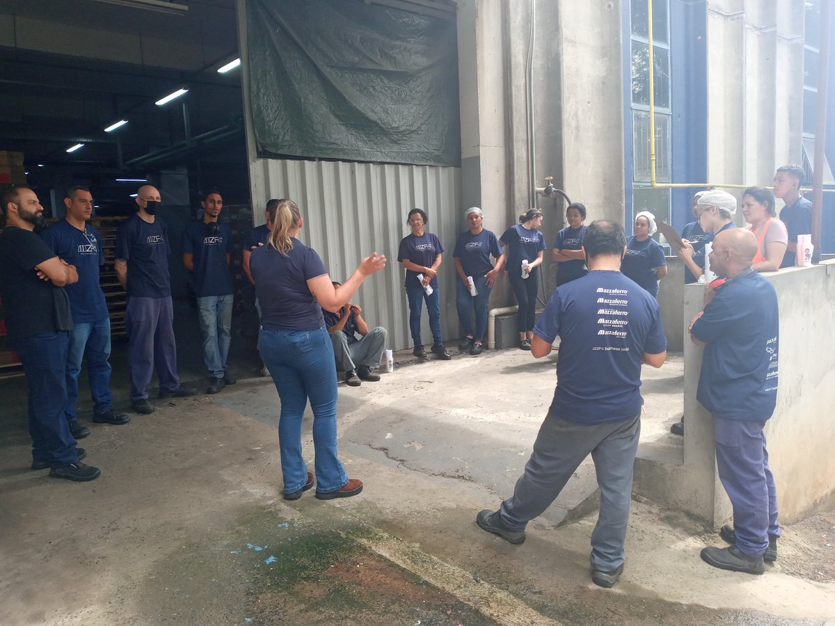 mzf4_group's tweet photo. #SIPATMA: Semana Interna de Prevenção de Acidente do Trabalho e Meio Ambiente (Internal Week for Prevention of Occupational Accidents and Environment)
November, 22nd: intervention in the areas
• EPIs use
• protection of hands
#training #teamdevelopment #management #prevention https://t.co/56xaFObbVu