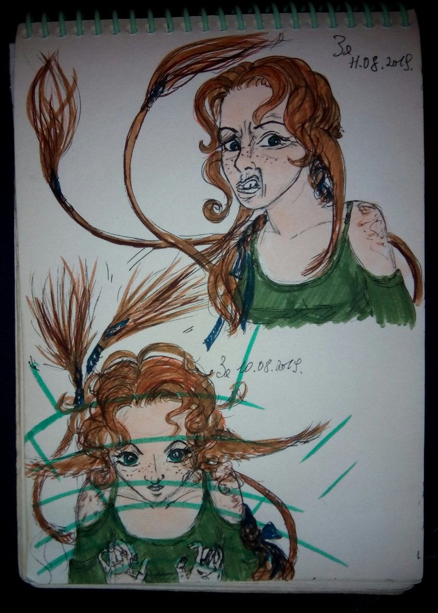 ElnNagg's tweet photo. My character is an alter ego. Her name is Nell.
#elnnagg #drawing #OC #original_character https://t.co/HsqTTNQiN9