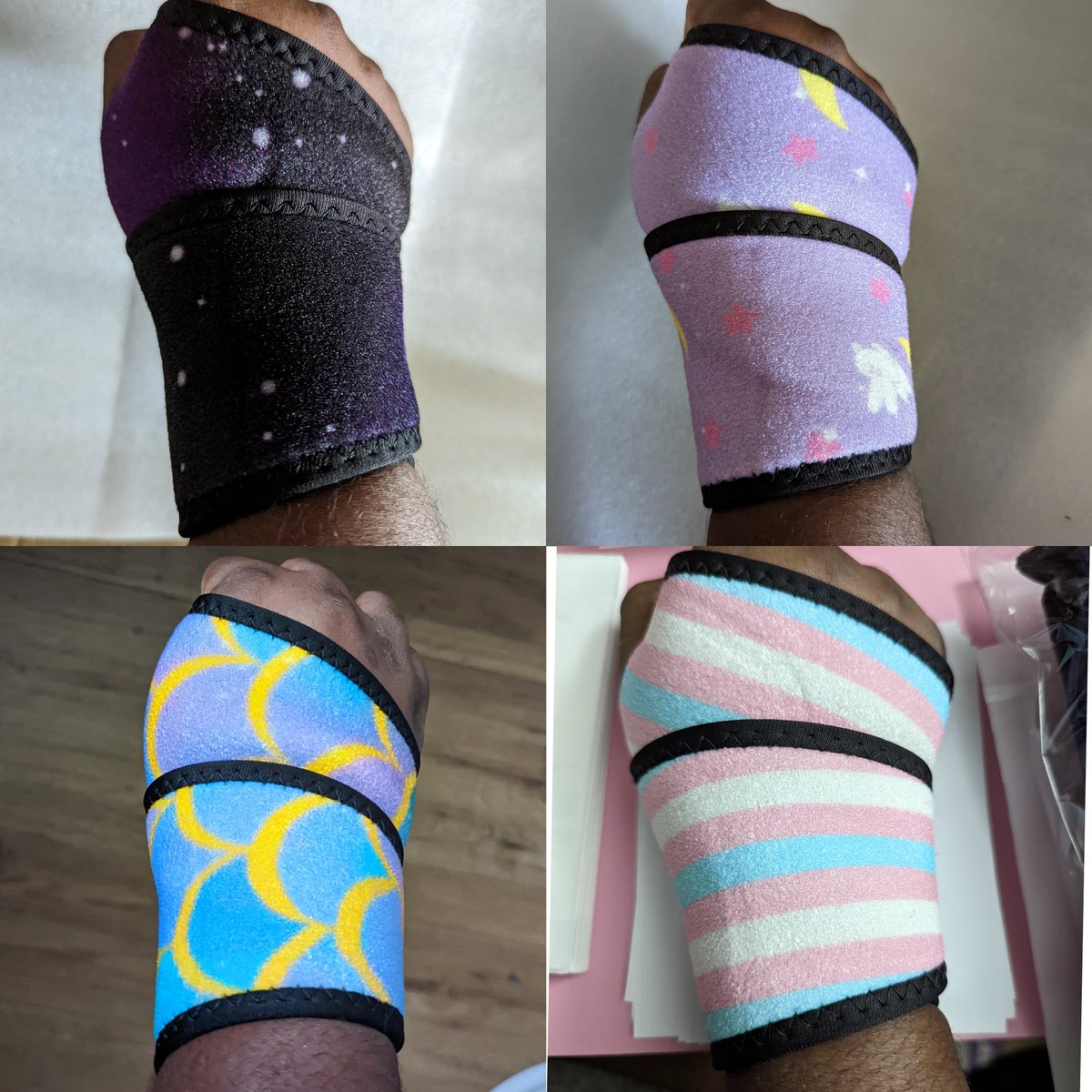 BibiBlossoms's tweet photo. Hi I'm Abi! I'm a Black disabled queer creator! Please RT, it could lead to my next sale!

I sell compression items (gloves, hip brace, wrist brace, elbow sleeves, socks, knee sleeves, etc), ita bags, pins, apparel and so much more!

Store details below! https://t.co/KOmupgXCmk