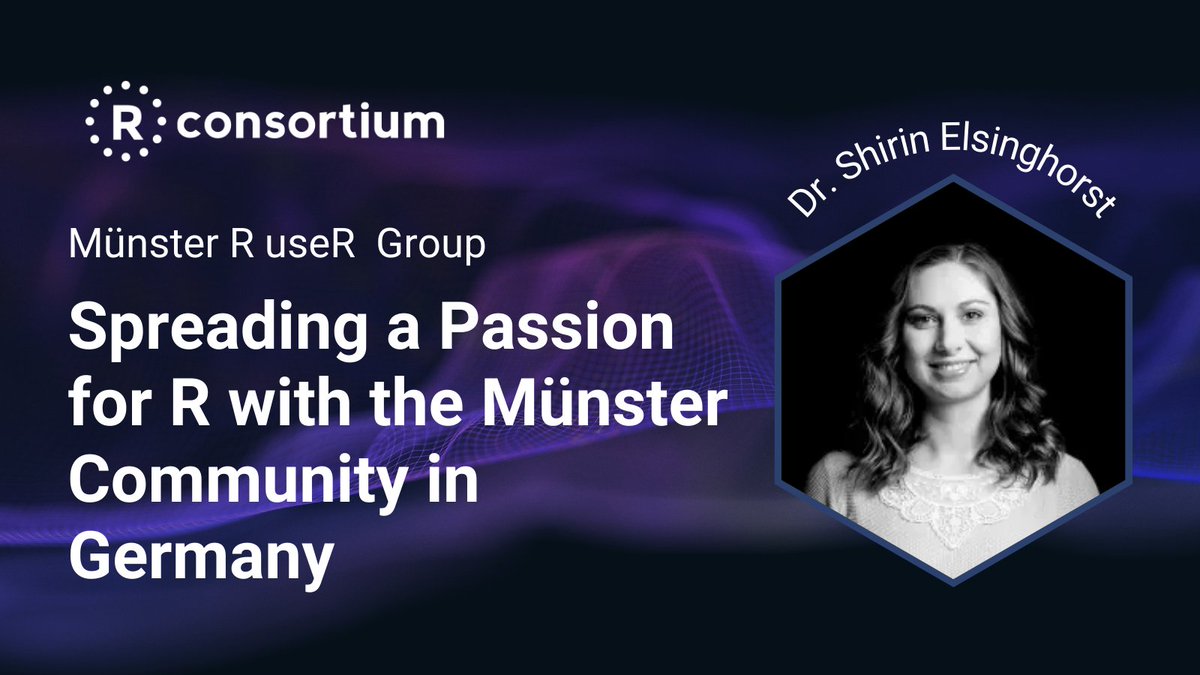 Dr. Shirin Elsinghorst, a Data Scientist as well as the organizer of the Münster R useR in Germany shares the impact of R in her work. This has motivated her to spread R knowledge &amp; opportunities by starting the R User group with the Münster community. ➡️ r-consortium.org/blog/2022/11/2…