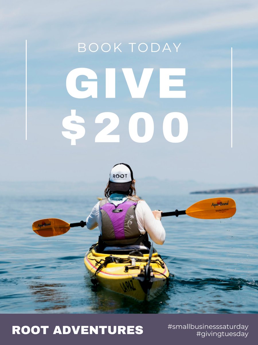 RootAdventures's tweet image. $200 for a non-profit of your choosing! 💸 💛 - mailchi.mp/rootadventures…