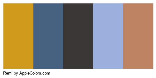 _applecolors's tweet photo. Check out New Palette Today - Remi Palette @_applecolors https://t.co/XbHwFINWpC #476281 #3C3737 #9BB0DD #BD8363 #light https://t.co/5nuTXVp0C4