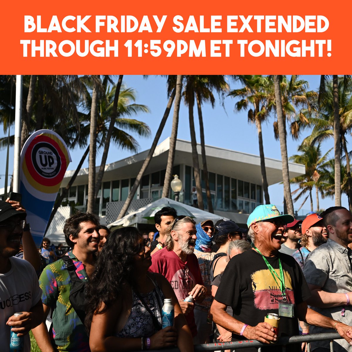GroundUP Music Festival (@groundupfest) on Twitter photo ICYMI - for Black Friday this year, we partnered with Tixr to help offset the cost of fees on tickets to our 2023 event - now extended through tonight, Tuesday, November 29 at 11:59pm EST, use code βCYBERβ during checkout to secure your discount! π
π: groundupmusicfestival.com ICYMI - for Black Friday this year, we partnered with Tixr to help offset the cost of fees on tickets to our 2023 event - now extended through tonight, Tuesday, November 29 at 11:59pm EST, use code βCYBERβ during checkout to secure your discount! π
π: groundupmusicfestival.com