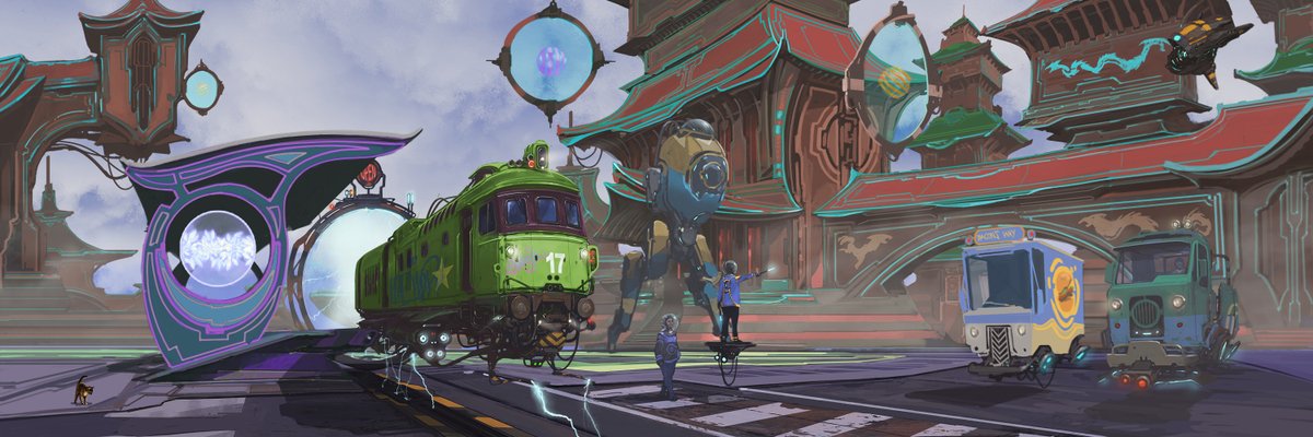 Minted these beautiful banners by <a href="/AleBurdisio/">Alejandro Burdisio</a> 

He does a magnificent job encapsulating the world around him, taking inspiration from his life and fusing them with futuristic elements to create a universe we can only dream of.