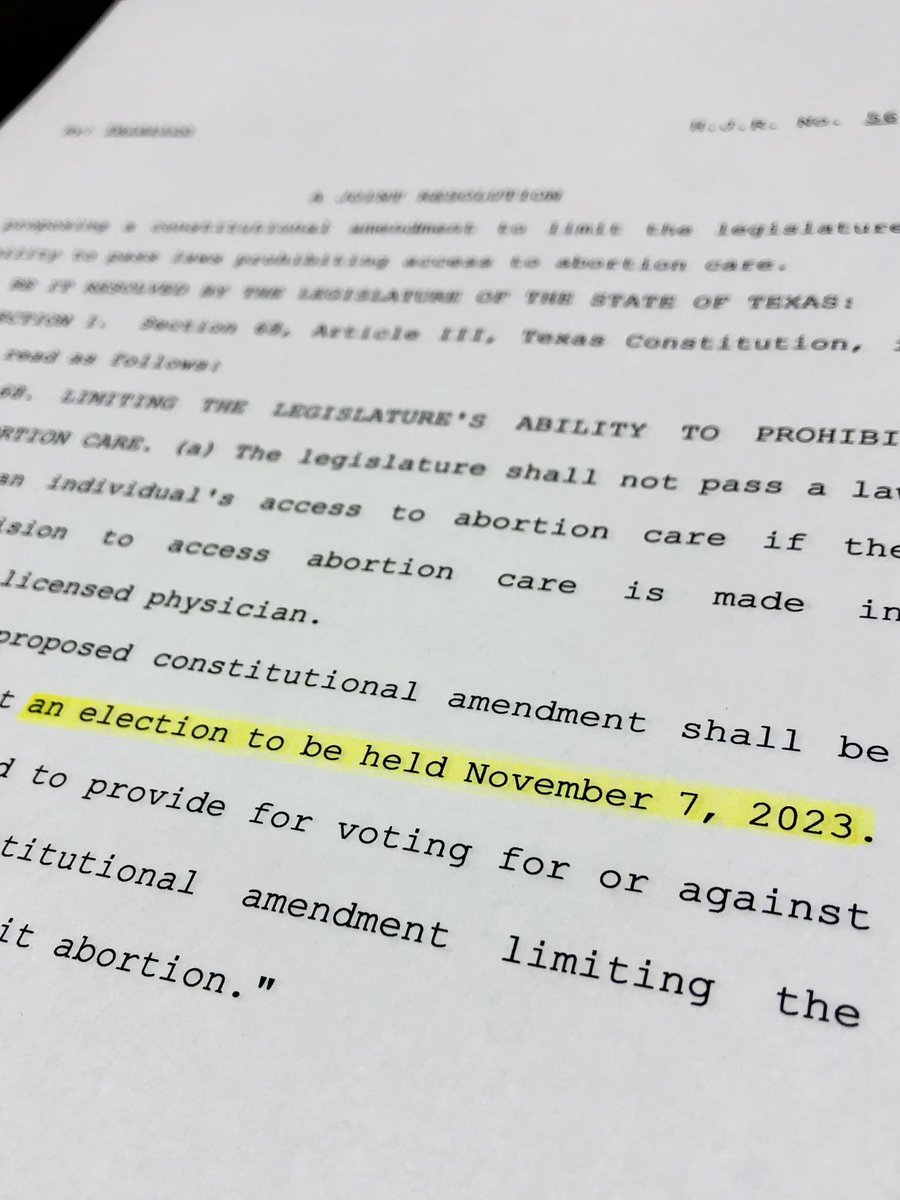 jamestalarico's tweet image. Red states—from Kansas to Kentucky—have voted to protect abortion access.

Today, I filed a bill to put abortion on the ballot in Texas.

Let the people decide.