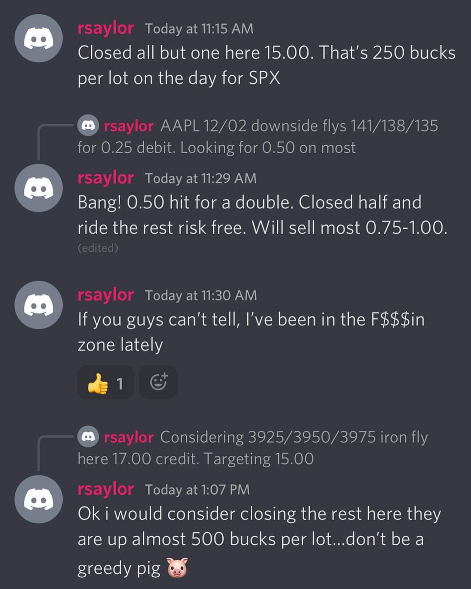 PrecisionO_F's tweet photo. ANOTHER SUCCESSFUL FLY!! This one made 500 bucks today … which is pretty standard for us. We are basically paying people 500 dollars a day and handing out daily #paychecks to those who put in the work… if you wanna know how to do this first month free in #discord $SPY $SPX https://t.co/c4wguZ8qhd