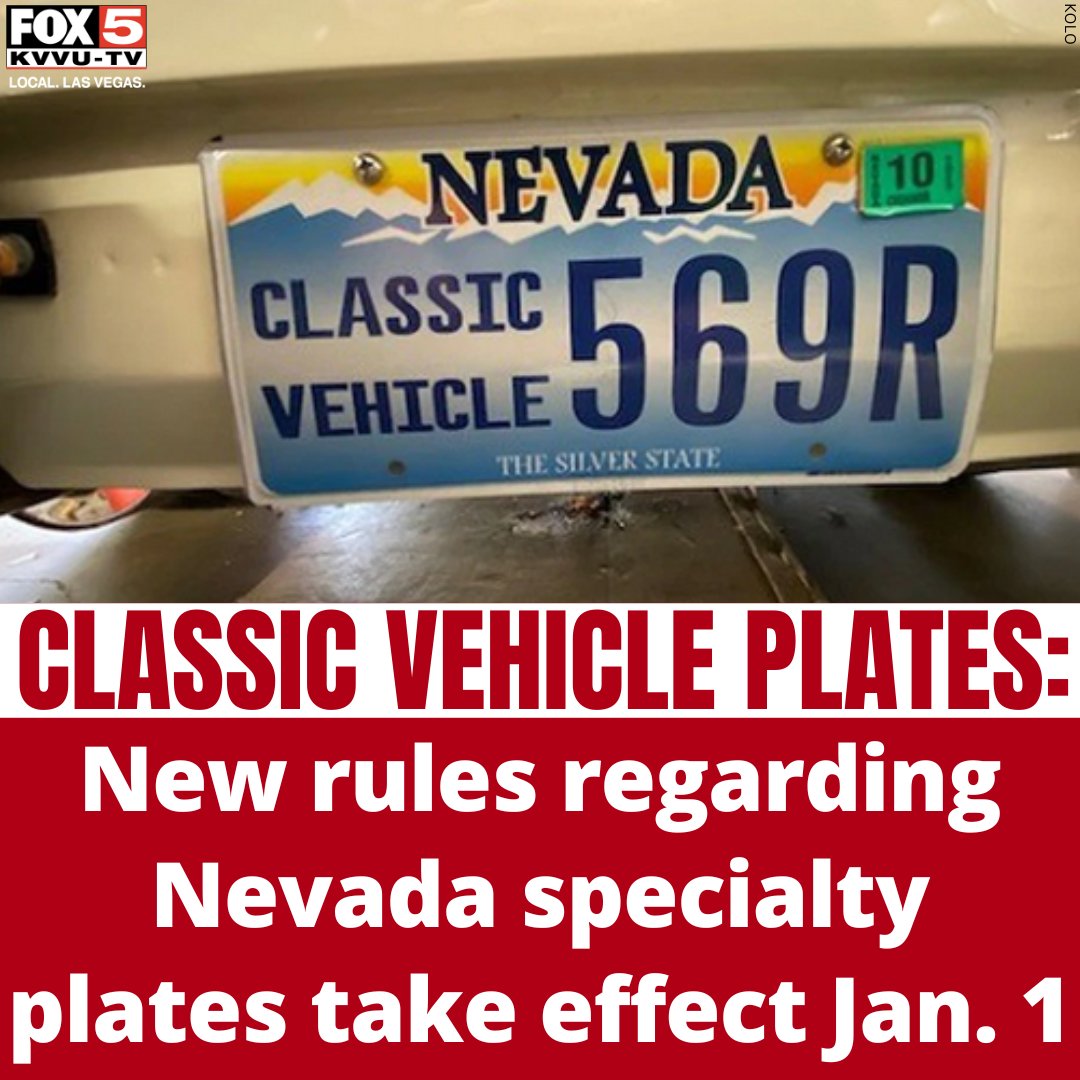 Heads up! Beginning Jan. 1, those who want to retain Nevada's “Classic