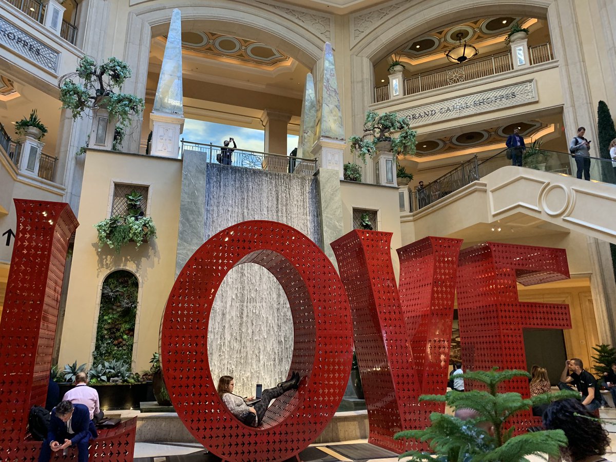 Can’t believe I’m back at this crazy place for re:invent!  DM if you want to meet up!!