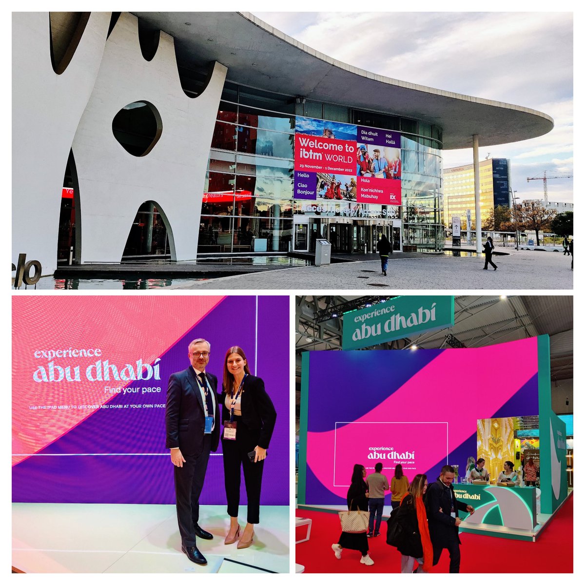 Great start to #IBTMWorld #Barcelona #InAbuDhabi