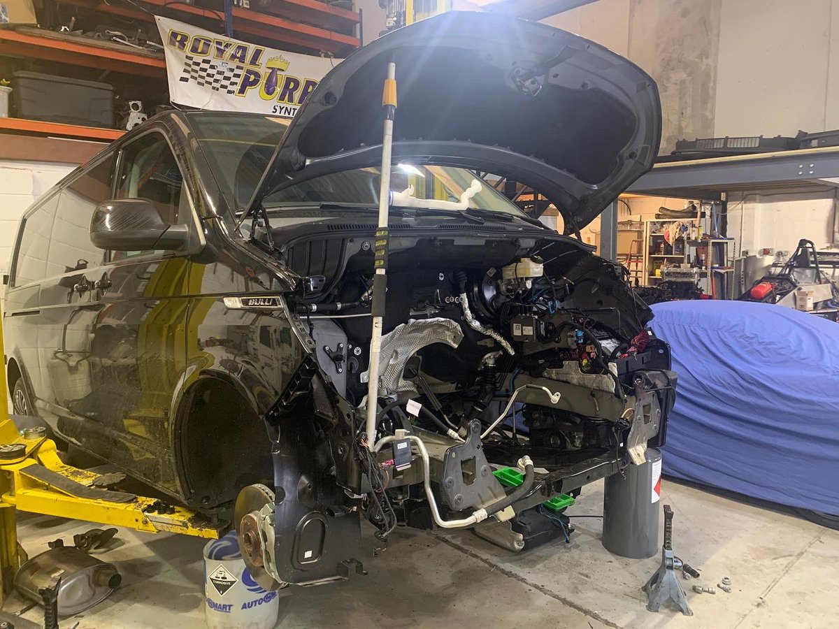 edubservices's tweet photo. Another T6.1 electric conversion started. This is a LWB model with the highest powered engine. Why was that important? Follow along to find out!

#vwt6 #vwt61 #vwt61camper #electricvw #elecricconversion #evconversion #eDub https://t.co/WeCEgWA5wi