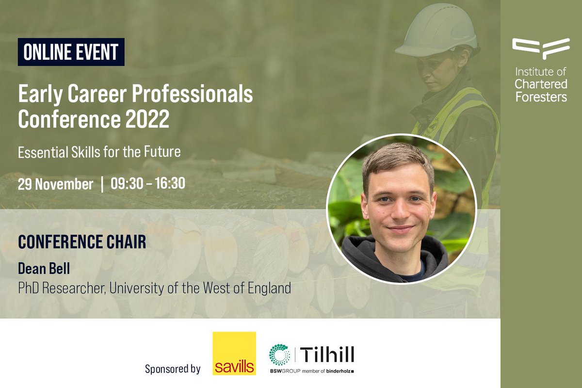 A real honour today chairing <a href="/TheICF/">Institute of Chartered Foresters</a> Early Careers Professionals Conference on the theme ‘Essential Skills for the Future’. It’s been great fun organising this event with the steering committee, and I’m particularly grateful to <a href="/TreeDrRob/">Dr Rob Hawkins</a> for the opportunity.