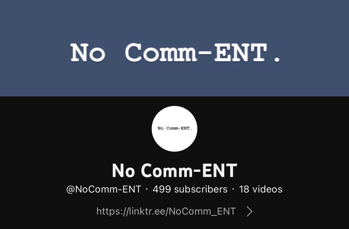 No Comm-ENT tweet media