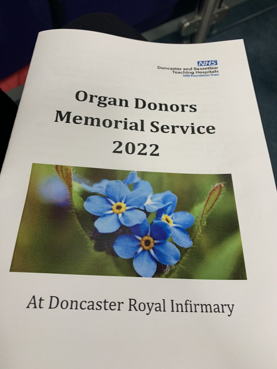 Delighted to have attended a moving service this evening for those families remembering their loved ones who gave others the gift of life @DBH_NHSFT @NHSBT #treasuredmemories
