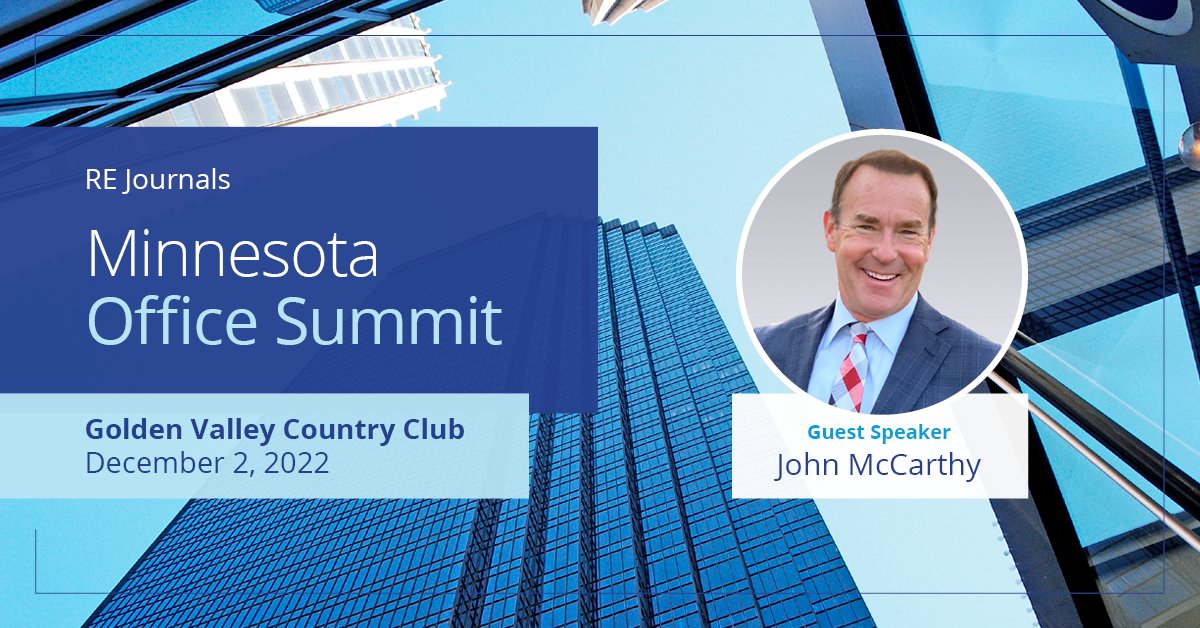 John McCarthy always keeps things interesting, so we're looking forward to hearing what he has to say in Friday's <a href="/mnrejournal/">Minnesota RE Journal</a> Office Summit program at the @GoldenValleyCC!

Learn more and register here --> ow.ly/w5oK50LPpHH

#colliersmsp #investmentsales #cre