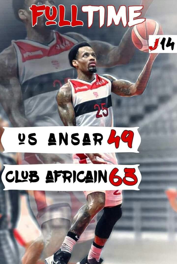 mounir_1985's tweet photo. 🏀 BasketBall || Championnat
🏆 14 ème Journée PRO A
Fin du Match
U S Ansar (49)
@clubafricain (63)
#ClubAfricain #BasketBall #USACA #CABasket #ForzaCA 🔴 ⚪ 🔴 ⚪ https://t.co/ub6clIbDaZ