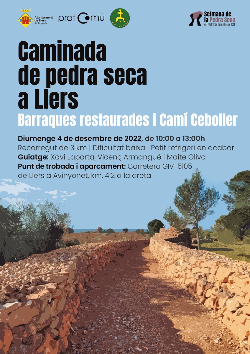 oamaite's tweet photo. Per saber-ne més, imprescindible el llibre “Les barraques de pedra seca de la Garriga d’Empordà” de Jenar Fèlix (BRAU, 2012).
I per descobrir pedra seca, #Wikipedra i #AppPedraSeca!
Magnífica feina de Vicenç Armangué, Foresterra, JM Rodríguez i l'Ajuntament de Llers!
14/14 https://t.co/AFZyKwMYp9
