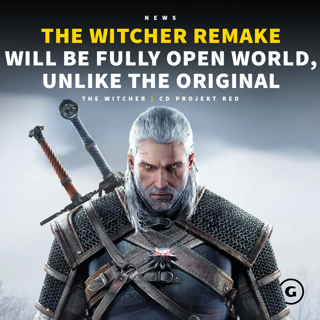 Witcher 1 remake will be open-world modern reimagining