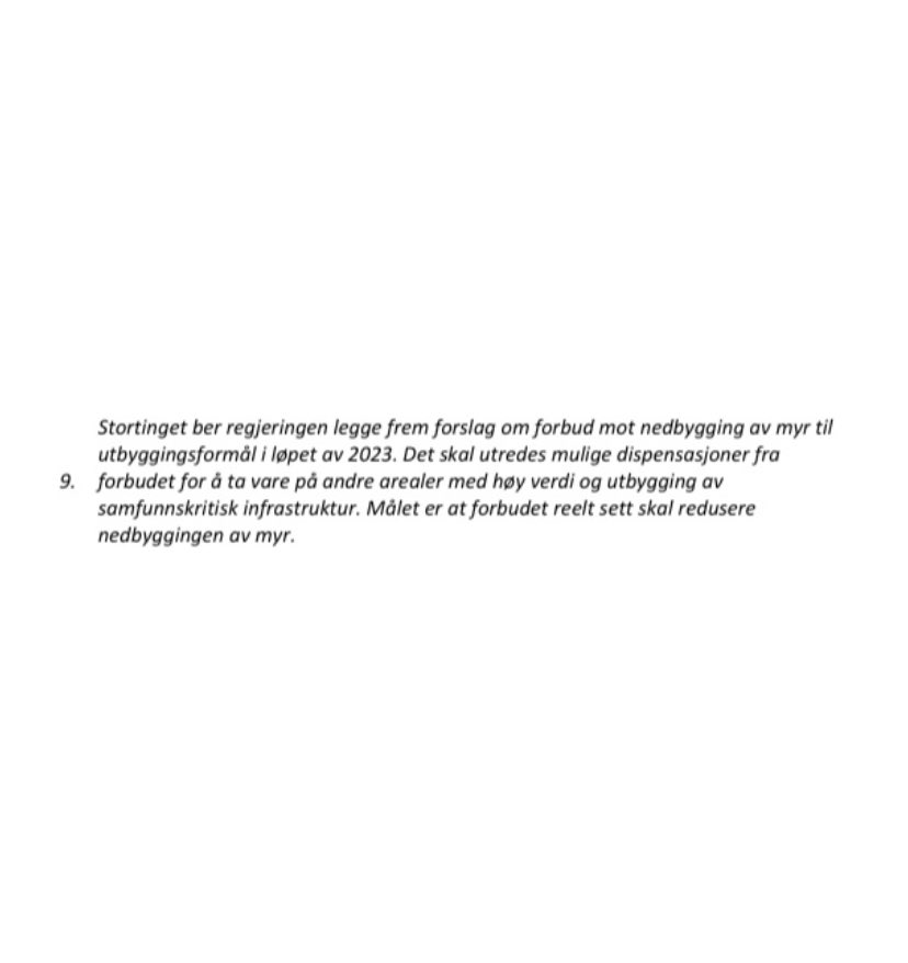 ABreistein's tweet photo. Budsjettforlikets verbalvinner! 

I løpet av 2023 skal regjeringen legge frem forslag om forbud mot nedbygging av myr. 

Myra hilser og sier takk @SVparti 

#reddmyra https://t.co/6k4aYEFI3t