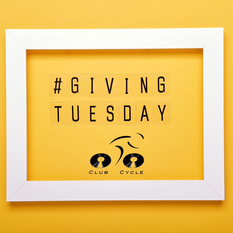 ClubCycle's tweet photo. Giving Tuesday 🎁 - Redeem a free class at Club Cycle (today only!)  - https://t.co/gZ3fhTPiSV https://t.co/Ts4cpy8oJD