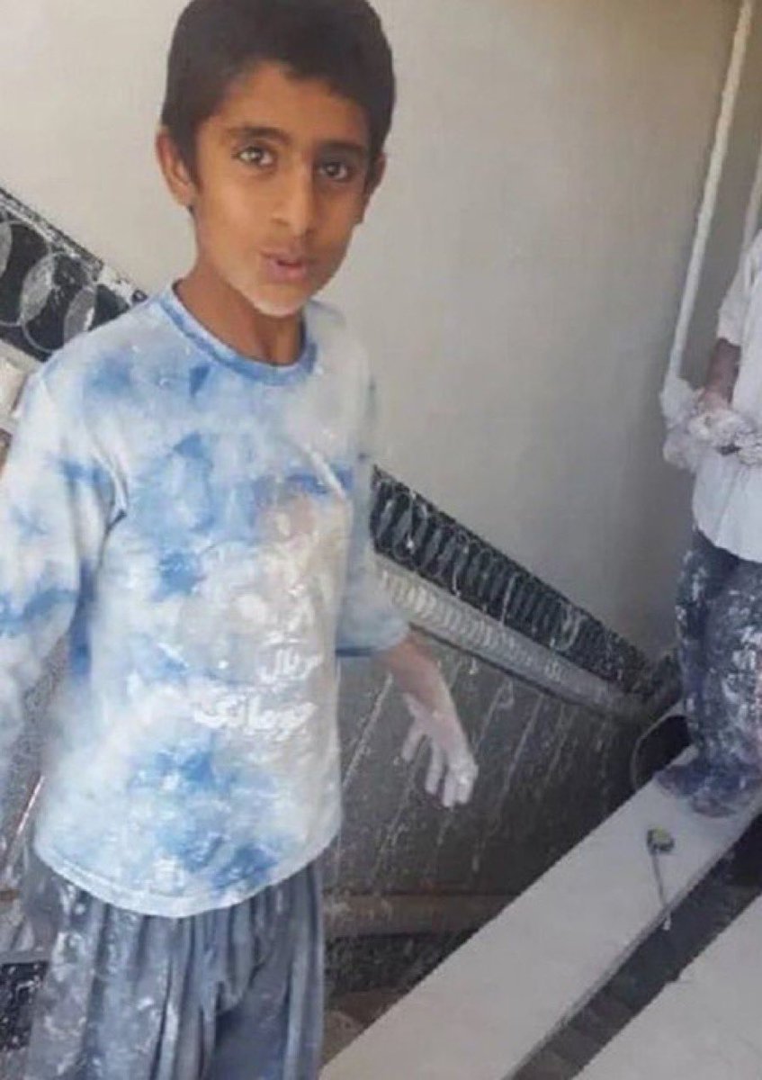 SanaELedene's tweet photo. Muhammad Shahnavazi, 16 years old
Child worker, 
Shot dead by the regime
#SayTheirNames.
#IRNUSA
#Qatar2022 https://t.co/5Wi8Np1YBP