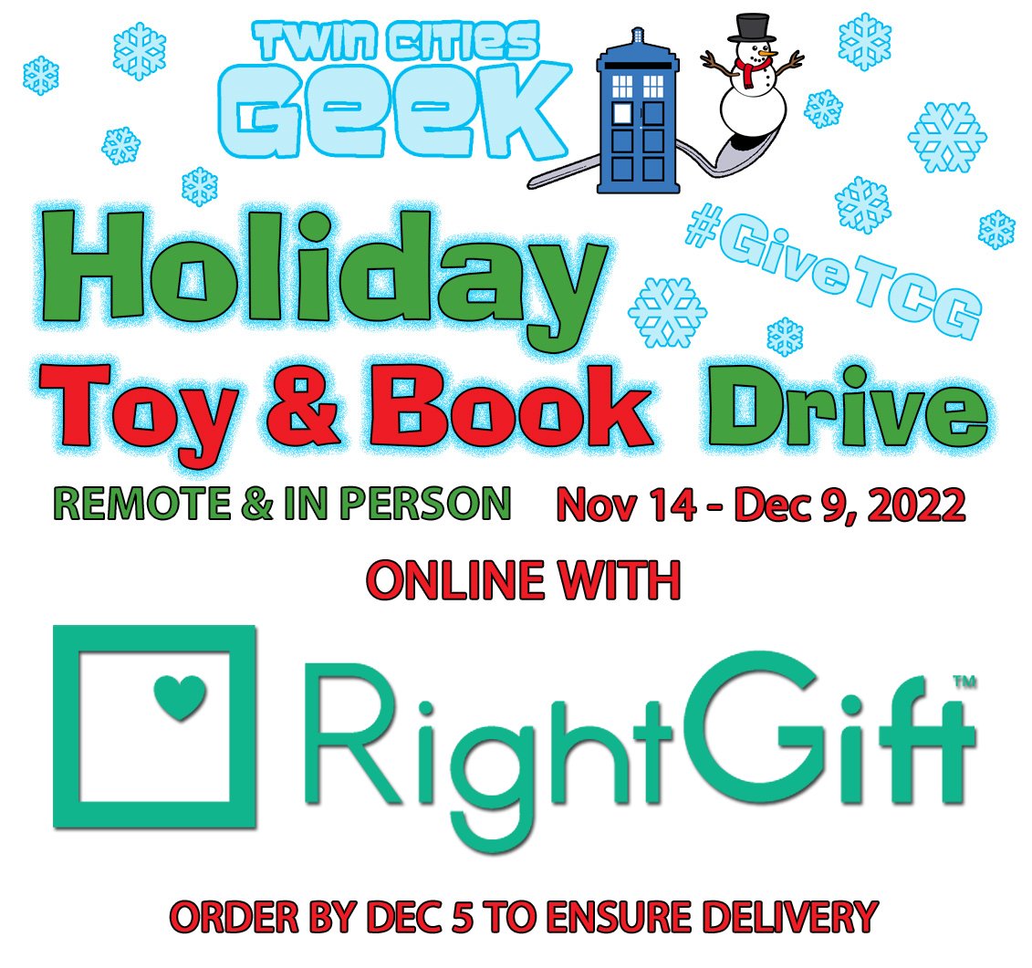 TwinCitiesGeeks's tweet photo. You told us that you wanted an online ordering option for #GiveTCG holiday gift donations that wasn't Amazon. We heard you! Buy from the @Right_Gift wish list and your donation will be shipped directly to @hallieqbrownctr! 
 👉 https://t.co/c8Ha1a7vw6 https://t.co/MSmtPMa1Y3