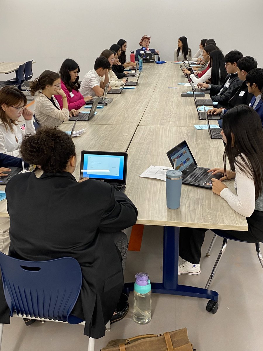 CandaceFikis's tweet image. Another successful mock full legislative session for West Chicago’s Government students. They had the opportunity to discuss the bills in caucuses, prepare speeches to present on the floor and finally vote on the bills. #WeAreWeGo