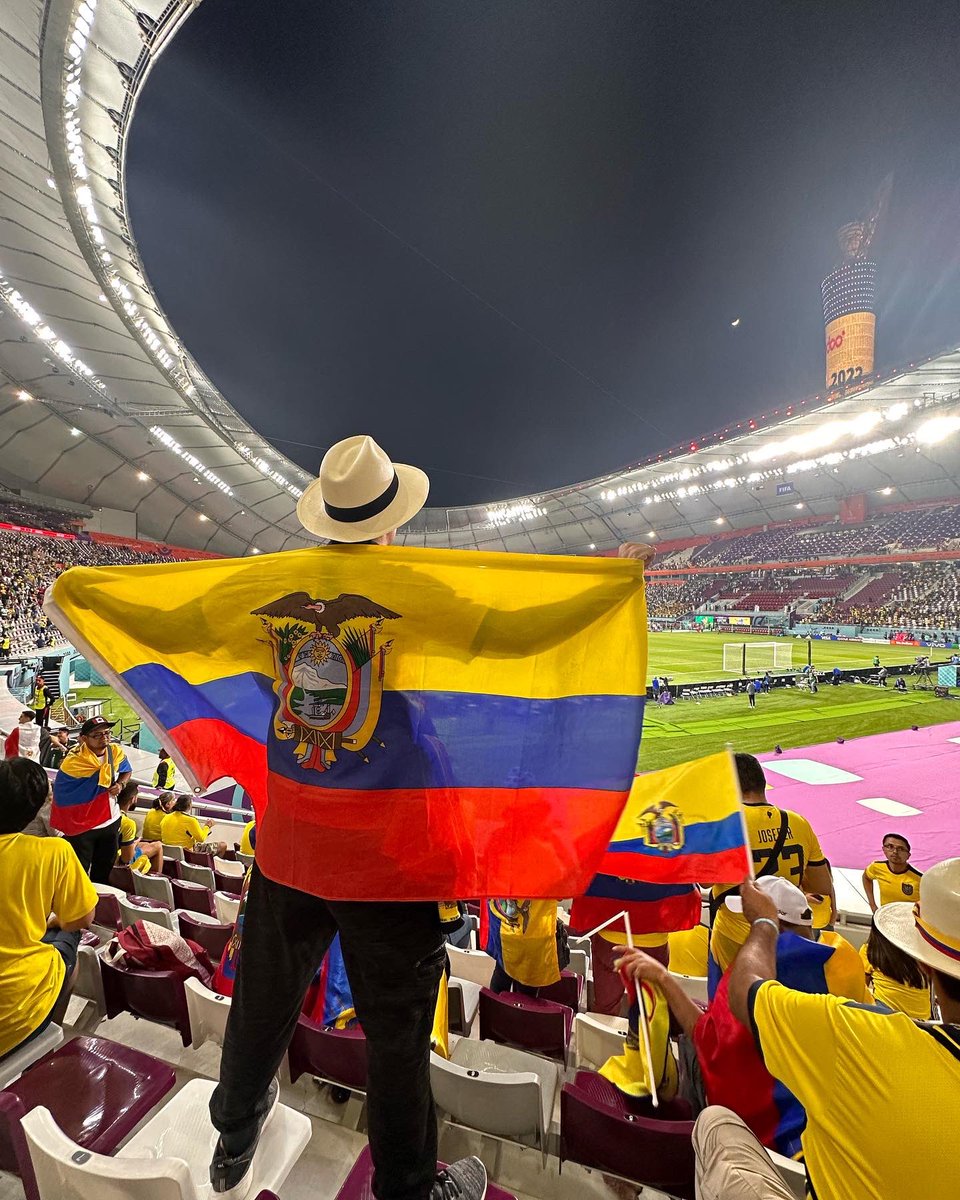 Lo mejor que nos ha pasado es ser ecuatorianos ♥️ #FIFAWorldCupQatar2022  gracias #Ecuador