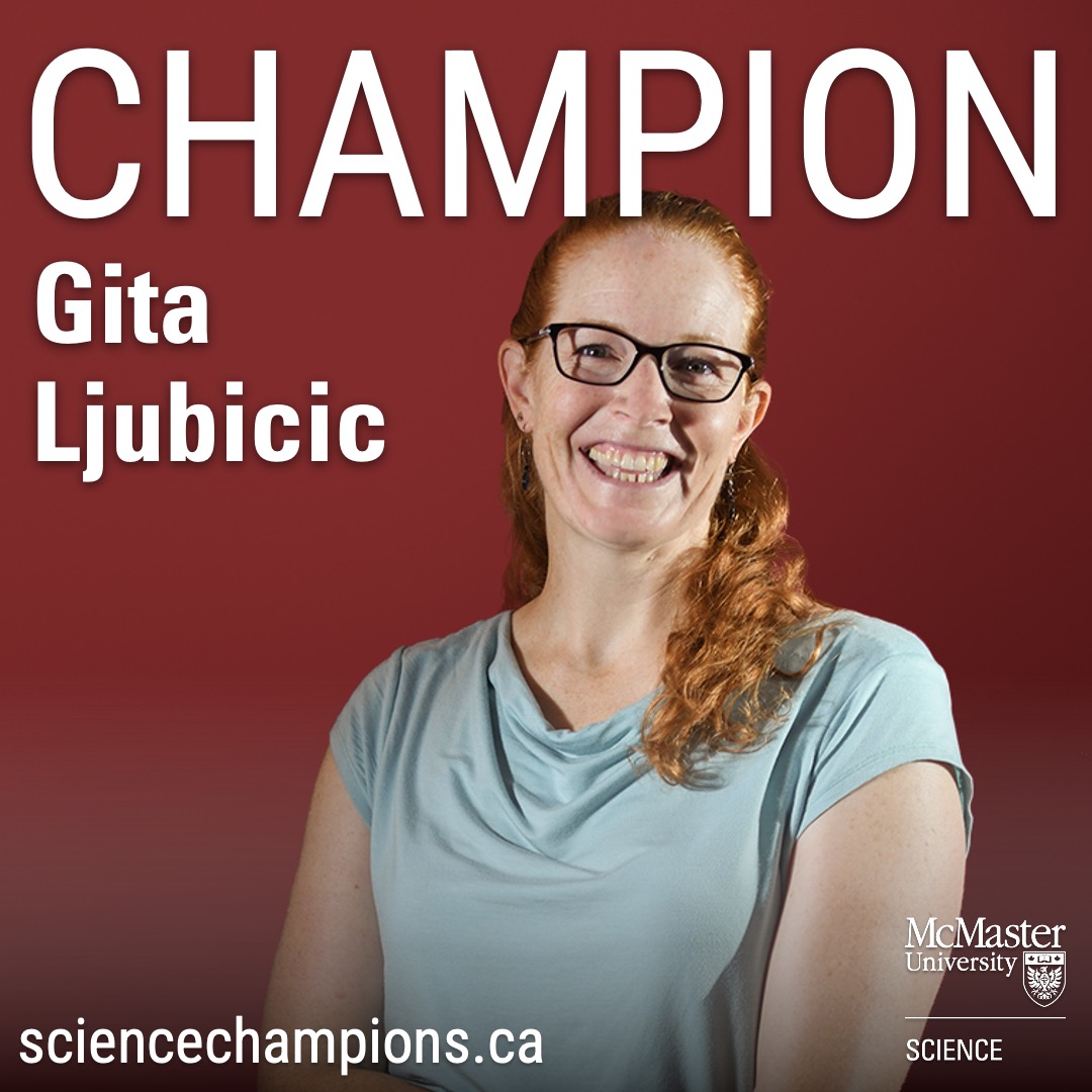 McMasterScience's tweet image. Gita Ljubicic champions science by sharing her research with everyone. Gita advocates for respectful and meaningful community engagement with Inuit leaders and Northern communities.

Visit sciencechampions.ca to learn more.

#mcmasterscience #sciencechampions
