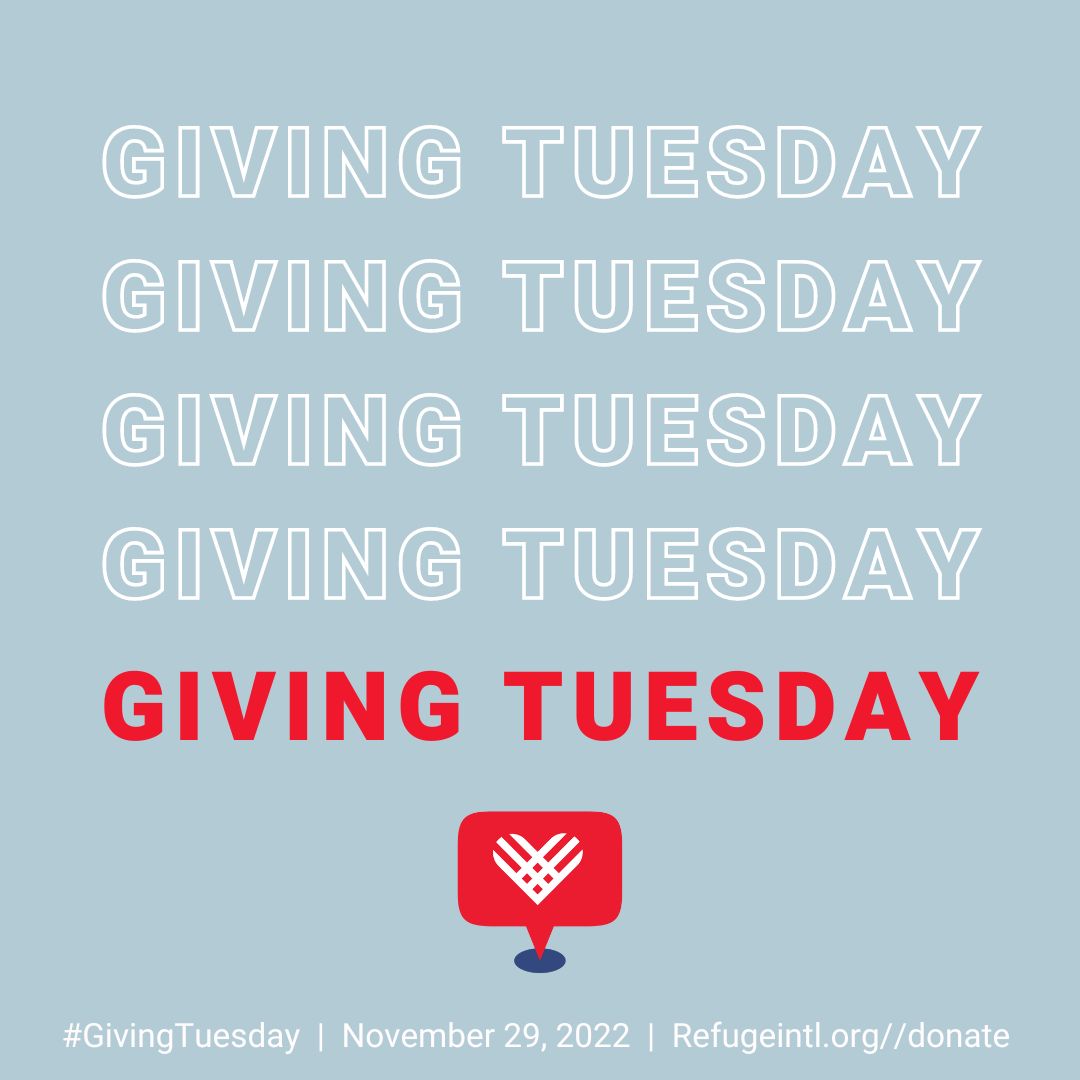 Refuge_Intl's tweet photo. GivingTuesday is a global generosity movement that takes place on the Tuesday after Thanksgiving. Your #GivingTuesday gift will benefit refugees from all over the world in an eternal and impactful way!
Donate at https://t.co/eORZsJD8Yv
#RefugeIntl #GivingTuesday #LiftUpLou https://t.co/098KaoQnv7