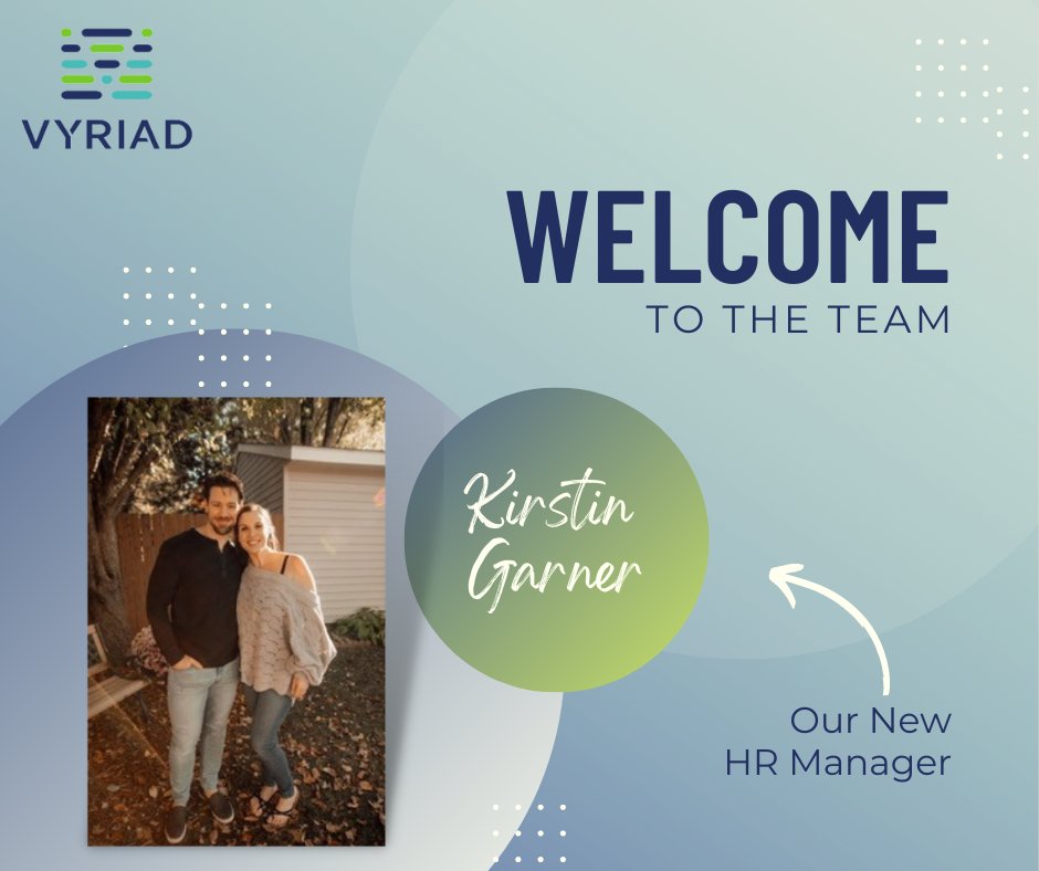 Welcome to the Vyriad team, Kirstin. We are delighted to have you!

#Vyriad #NewHire #EmployeeAppreciation #Biotechnology #Oncolytic #Virotherapy #clinicaltrials #CancerResearch #employeeengagement #RochesterMN #Minnesota