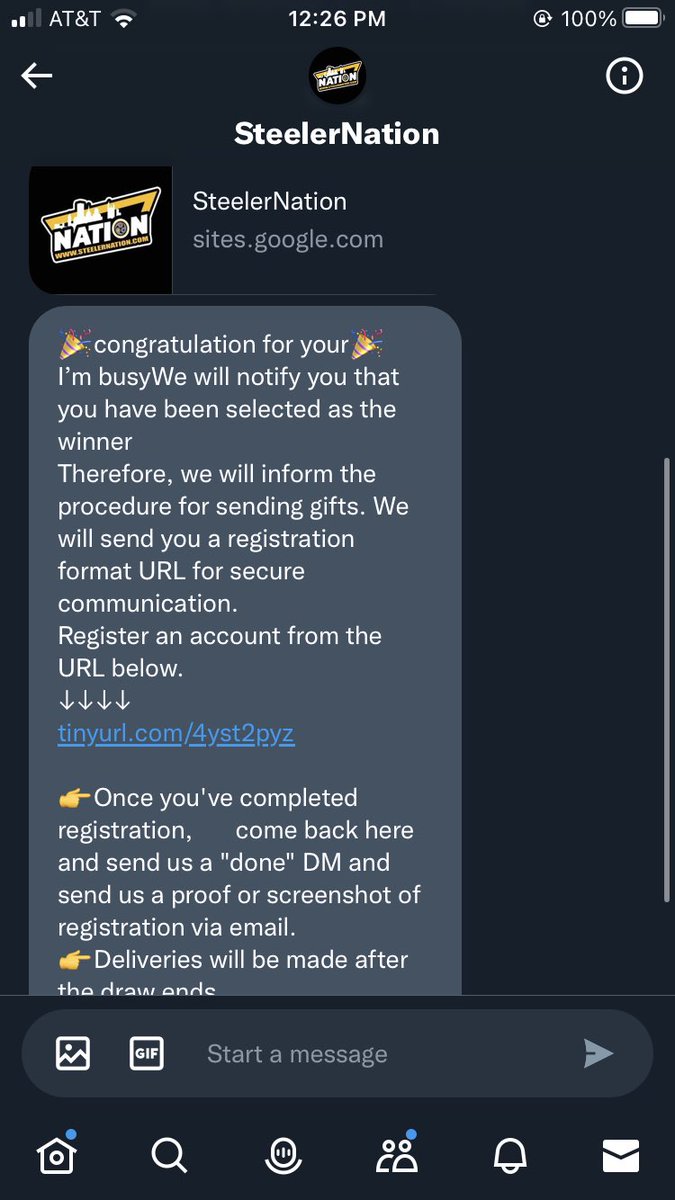 steelernation's tweet photo. As always PLEASE PLEASE do not send any information like this to anyone. The last few weeks these accounts have been terrorizing all accounts doing giveaways. 

We do not and never will ask for anything besides your address. We also post publicly when you're the winner https://t.co/YhCCiRWruT