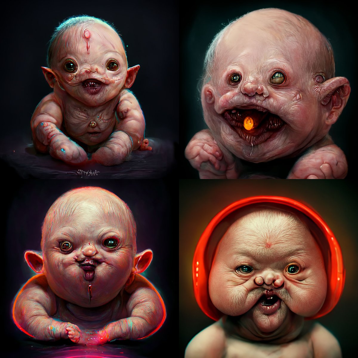 AutoLifehacker's tweet image. We think #BabyShart can speak for itself...just don&apos;t get too close.

Prompt: &quot;Baby shart do do do do do do&quot; #ShartWeek #MidJourney #AI #AIArt #GenerativeArt