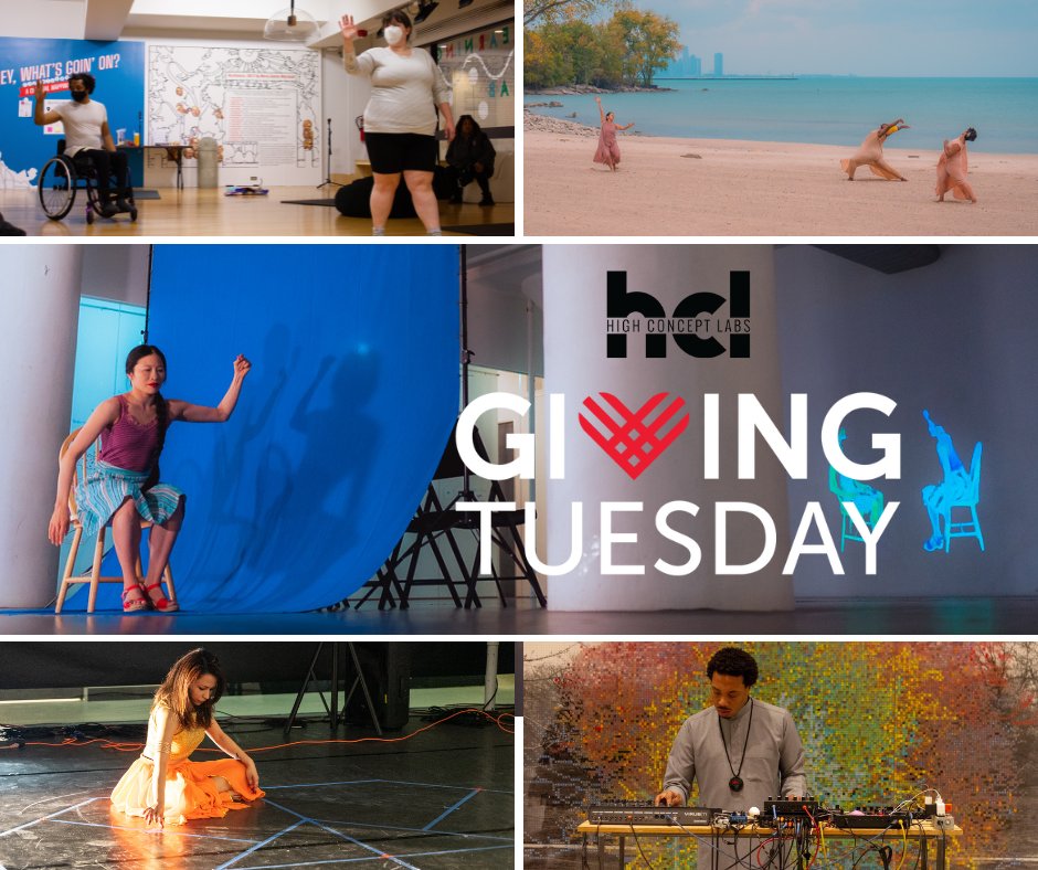 It’s #GivingTuesday–a great day to support High Concept Labs! Be it $5, $25, or $500, every dollar supports artistic experimentation, discovery, and exchange for artists and audiences alike. ow.ly/RHEW50LQq19