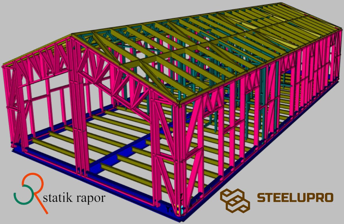 RaporStatik's tweet photo. #prefabrik #statikrapor #statikhesapraporu #hafifçelik #hafifçelikvilla #hafifçelikkonut #hafifçelikev #lightgaugesteel #steel #sap2000 #etabs #teklastructure #ağırçelik #sundurma #hangar  #çelikproje #konteyner #civilengineer #DepremeHazırmıyız  #coldformed #rollformed https://t.co/j0KeeJvBAF
