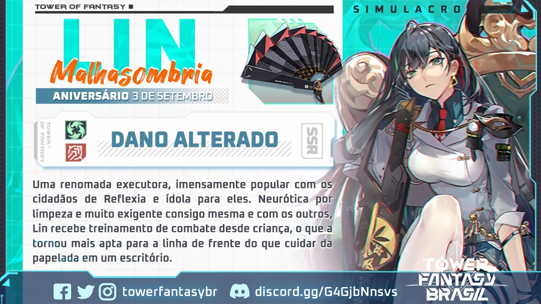 Tower of Fantasy Brasil on X: #TowerofFantasy ⚔ Bônus de Login e Maresia  de Verão ▷ Período do Evento: 00:00, Ago.23~00:00, Ago.30 (BRT) ▽ Logue  para receber itens limitados! Você também terá