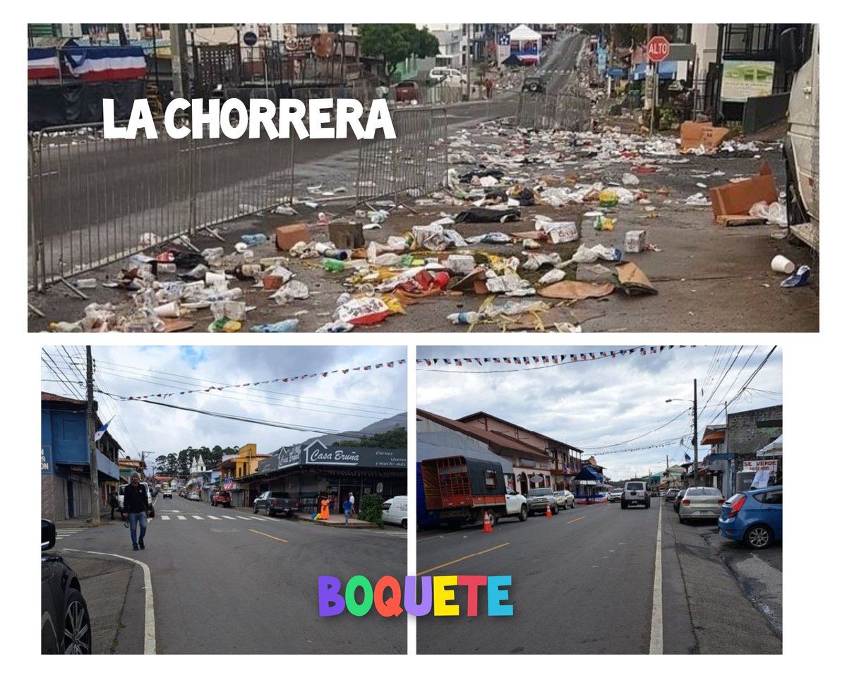 B16Peralta's tweet photo. @AlvaroAlvaradoC Las logísticas de limpiezas son difíciles, la diferencia fue que la coordinación de Alcaldía de Boquete fue a tiempo y detallada. Las comparaciones son odiosas, pero necesarias. La población influye mucho, pero todos cooperamos.
Hacer Patria es no ensuciar. https://t.co/U9NWlRrBP3