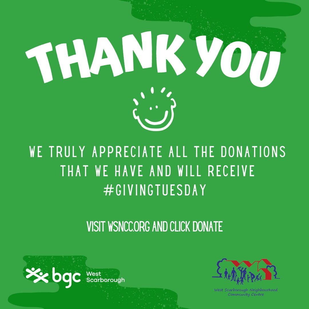 bgcws's tweet photo. Our children and families appreciate all the donations we receive.
Thank you for your continued support of our club!
#givingtuesday #opportunitychangeseverything #nomorebarriers #donationswelcome #donationsgoalongway #bgcws #bgccan #wsncc https://t.co/ko0SuQdTRE