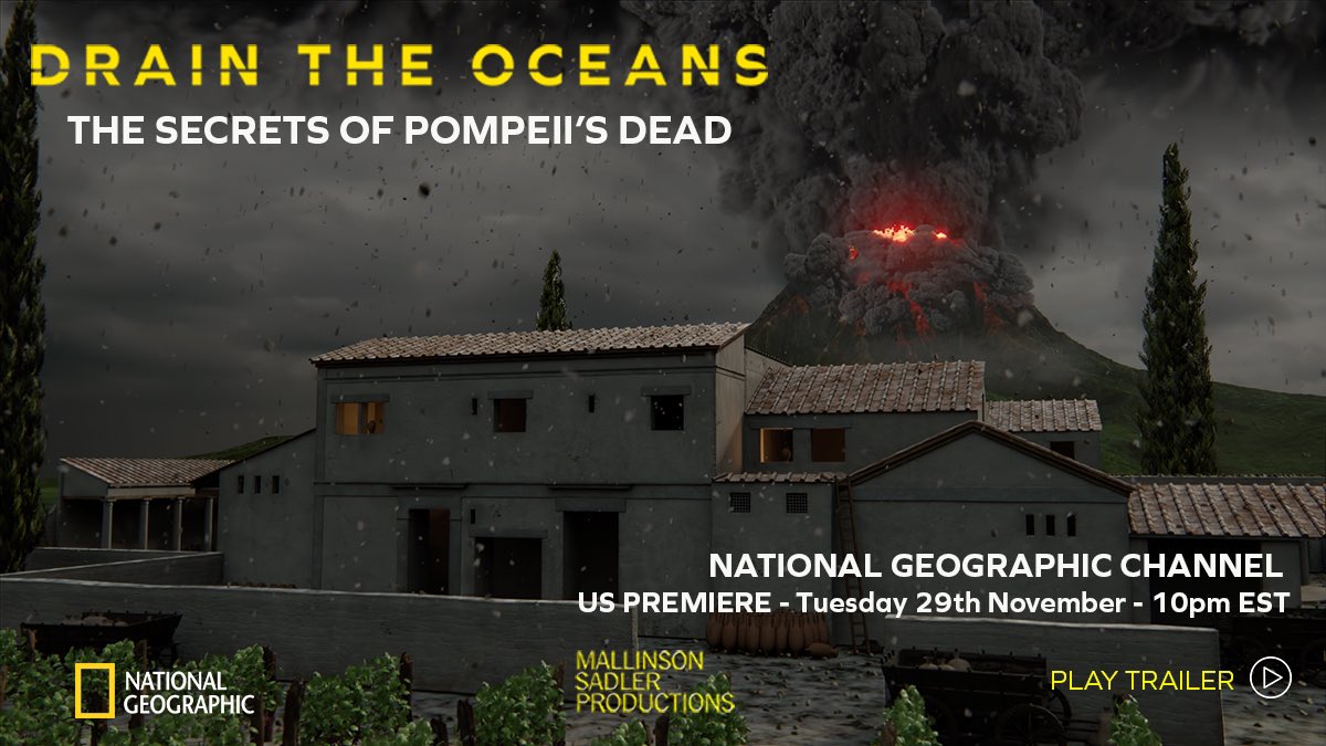Drain the Oceans TV series begins a new season of fascinating histories told by explorers, archaeologists, scientists, historians and divers tonight 11/29 at 10PM EST on the National Geographic Channel.