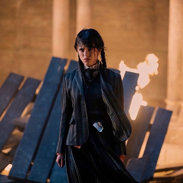 jenna ortega as wednesday addams