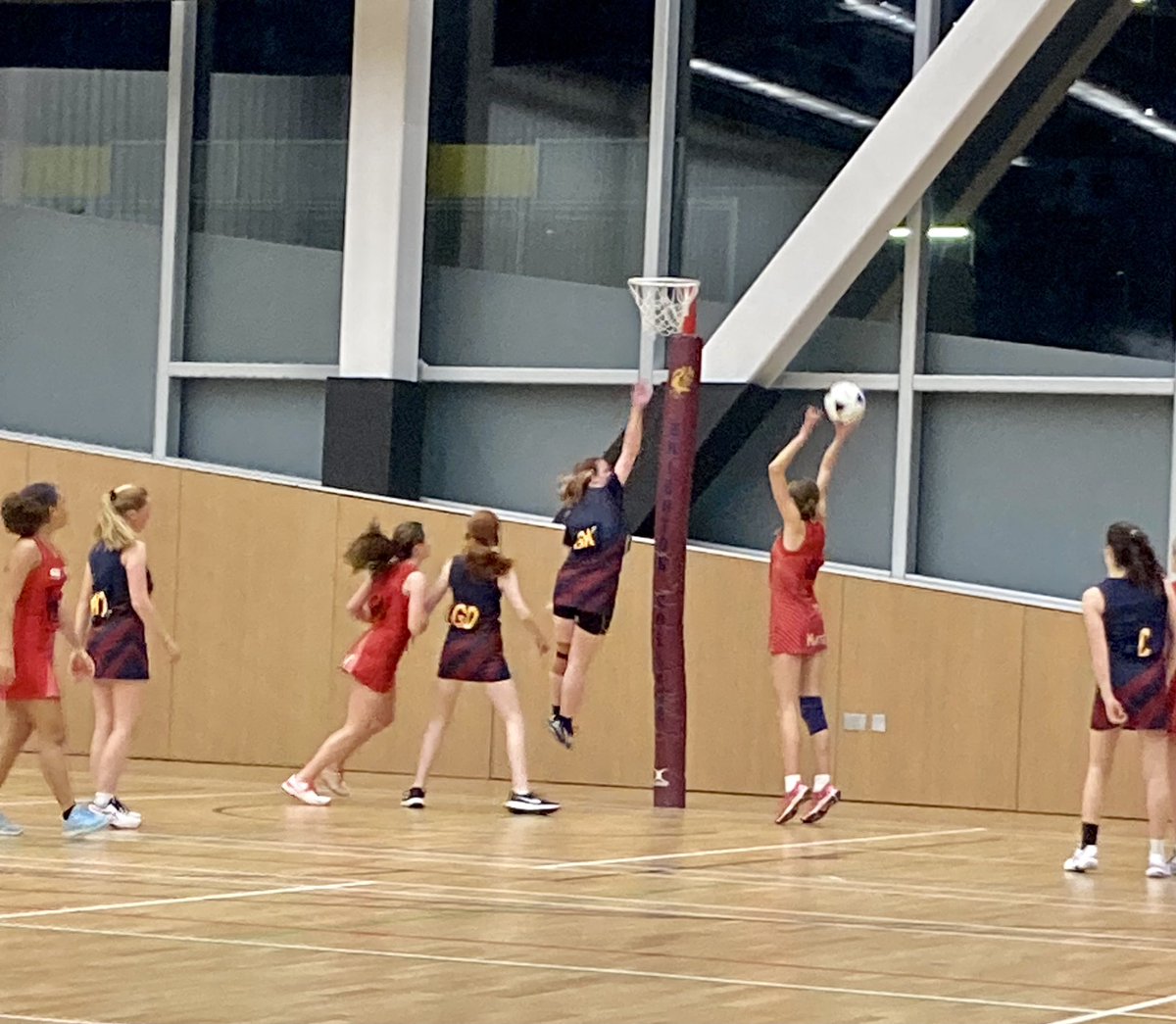 Thank you @BC_Netball for hosting the U14s this afternoon. Looking forward to the rematch in January. #WeAreHurst