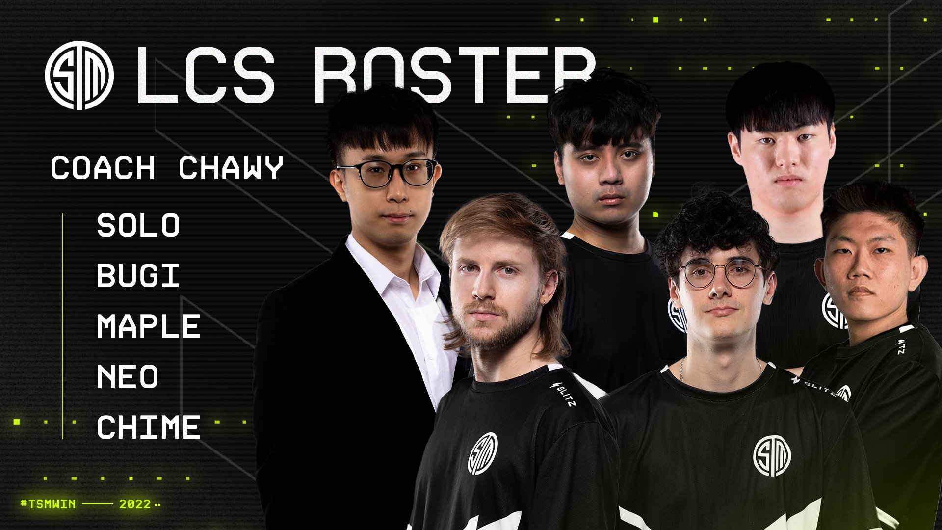 TSM TSM100 on Twitter "Introducing our starting LCS roster for the